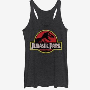 NWOT Jurassic Park Racerback Logo Tank.